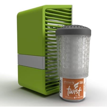 F Matic Twist Mini Dispenser Green Matte Sample SAMPLE-TW100G